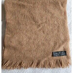 Vintage Fraas  100 % WOOL Classic Scarf RN 66349 Never Worn West Germany
